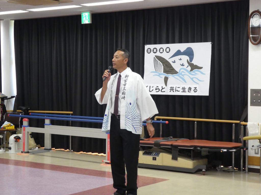 三輪崎郷土芸能保存会慰問１